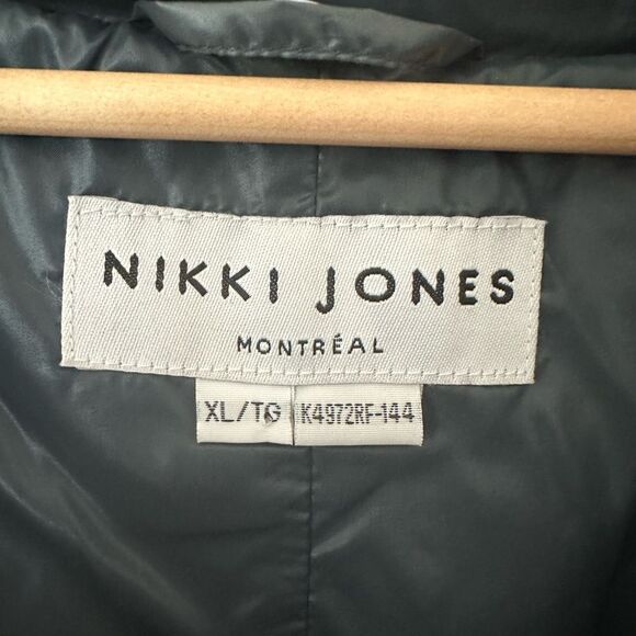 Nikki Jones Montreal Teal Puffer Coat Size XL - Picture 2 of 6